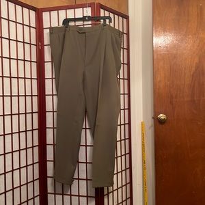 Pronto Uomo Brown Tailored Dress Pants 48 Waist